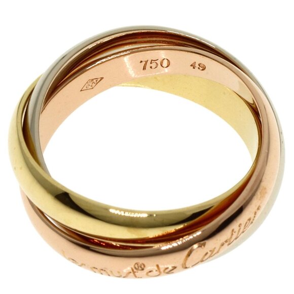 CARTIER 18k Gold Trinity Ring #49 - Picture 3 of 6